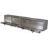 1701568 by BUYERS PRODUCTS - Truck Tool Box - Diamond Tread, Aluminum, Topsider, 18 x 16 x 96 in.