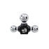 1802205 by BUYERS PRODUCTS - Trailer Hitch - Tri-Ball Hitch, Solid Shank with Chrome Balls