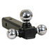 1802205 by BUYERS PRODUCTS - Trailer Hitch - Tri-Ball Hitch, Solid Shank with Chrome Balls