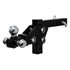 1802225 by BUYERS PRODUCTS - Trailer Hitch - Adjustable, Tri-Ball Hitch, Solid Shank with Chrome Balls