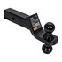 1803210 by BUYERS PRODUCTS - Towing Ball Mount with Dual Black Balls - 1-7/8in. and 2in. Balls