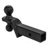 1803215 by BUYERS PRODUCTS - Towing Ball Mount with Dual Black Balls - 2in. and 2-5/16in. Balls