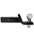 1803308 by BUYERS PRODUCTS - 2-5/16in. Black Ball Mount Kit with 2in. Shank 2in. Drop-Cotter Pin Hitch