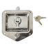 l8815 by BUYERS PRODUCTS - Truck Tool Box Latch - Stainless Steel, Single Point T-Handle Latch with Mounting Holes