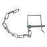 p11c by BUYERS PRODUCTS - Trailer Hitch Pin - 1/4 in. Safety Pin, with 8 in. Chain