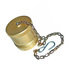 qddc241 by BUYERS PRODUCTS - Hydraulic Coupling / Adapter - Steel Dust Cap, with Chain for 1-1/2 inches NPTF