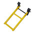 rs2y by BUYERS PRODUCTS - 2-Rung Yellow Retractable Truck Steps with Nonslip Tread - 17.38 x 30.25 Inch