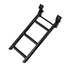 RS3 by BUYERS PRODUCTS - Truck Steps - 3-Rung, Black, Retractable, with Nonslip Tread - 17.38 x 35 Inch