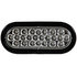 sl66ag by BUYERS PRODUCTS - Amber/Green 6in. Oval Recessed LED Strobe Light with Quad Flash