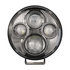 0551603 by J.W. SPEAKER - 12-24V ECE LED High Beam with Chrome Inner Bezel & Pedestal Mount - 2 Light Kit