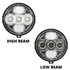 0551191 by J.W. SPEAKER - 12-24V SAE/ECE LED High/Low Beam Light with Xenoy Housing & Adjustable Mount