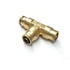 Tectran 87157 Push-On Hose Fitting DOT Push-In Union Tee - 1/2" Tube