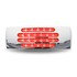 TLED-FTCR by TRUX - Trailer Light, LED, 2" x 6", Flatline, Clear, Red (22 Diodes)