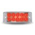 TLED-2X6RW by TRUX - Trailer Light, Dual Revolution, 2" x 6", LED, Red/White (10 Diodes)