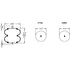 Firestone W013586886 Suspension Air Spring Kit Airide Air Spring Double Convoluted 20-1