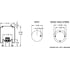 Firestone W013589560 Suspension Air Spring Kit Airide Air Spring Reversible Sleeve 1T15L-9