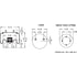 Firestone W013588756 Suspension Air Spring Kit Airide Air Spring Reversible Sleeve 1T17B-5