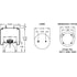 Firestone W013588792 Suspension Air Spring Kit Airide Air Spring Reversible Sleeve 1T19L-11