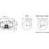 Firestone W013589077 Suspension Air Spring Kit Airide Air Spring Reversible Sleeve 1T15M-0