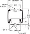 Firestone W023587031 Suspension Air Spring Kit Air Spring Sleeve Style