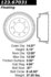 123.67031 by CENTRIC - C-Tek Standard Brake Drum