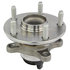 407.44021E by CENTRIC - C-Tek Standard Hub and Bearing Assembly; With Integral ABS