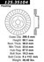 125.35104 by CENTRIC - Centric Premium High Carbon Alloy Brake Rotor