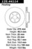 Centric 125.44114 Disc Brake Rotor Premium High-Carbon Rotor