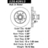 Centric 125.62013 Disc Brake Rotor and Hub Assembly Centric Premium High Carbon Alloy Brake Rotor