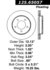 Centric 125.65057 Disc Brake Rotor Centric Premium High Carbon Alloy Brake Rotor