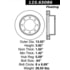 Centric 125.65086 Disc Brake Rotor Centric Premium High Carbon Alloy Brake Rotor