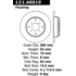 121.40019 by CENTRIC - C-Tek Standard Disc Brake Rotor - 10.23 in. Outside Diameter