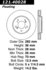 Centric 121.40028 Disc Brake Rotor C-Tek Standard Brake Rotor