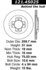 Centric 121.45025 Disc Brake Rotor C-Tek Standard Brake Rotor