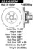 121.61034 by CENTRIC - C-Tek Standard Disc Brake Rotor - 11.07 in. Outside Diameter