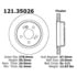 121.35026 by CENTRIC - C-Tek Standard Disc Brake Rotor - 10.94 in. Outside Diameter