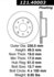 121.40003 by CENTRIC - C-Tek Standard Brake Rotor