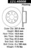 121.40008 by CENTRIC - C-Tek Standard Brake Rotor