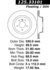 Centric 125.33101 Disc Brake Rotor Centric Premium High Carbon Alloy Brake Rotor