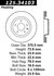 125.34103 by CENTRIC - Centric Premium High Carbon Alloy Brake Rotor