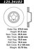 125.34102 by CENTRIC - Centric Premium High Carbon Alloy Brake Rotor