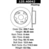 Centric 125.40042 Disc Brake Rotor Centric Premium High Carbon Alloy Brake Rotor
