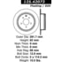 Centric 125.42073 Disc Brake Rotor Centric Premium High Carbon Alloy Brake Rotor