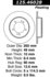 Centric 125.46028 Disc Brake Rotor Centric Premium High Carbon Alloy Brake Rotor