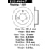 Centric 125.46047 Disc Brake Rotor Centric Premium High Carbon Alloy Brake Rotor