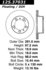 Centric 125.37031 Disc Brake Rotor Centric Premium High Carbon Alloy Brake Rotor