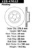 Centric 125.47012 Disc Brake Rotor Centric Premium High Carbon Alloy Brake Rotor