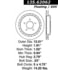 Centric 125.62062 Disc Brake Rotor Centric Premium High Carbon Alloy Brake Rotor