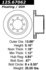 Centric 125.67062 Disc Brake Rotor Centric Premium High Carbon Alloy Brake Rotor
