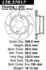 Centric 128.37017 Disc Brake Rotor Premium OE Style Drilled Brake Rotor